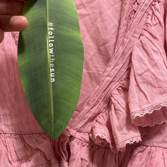 FARM Rio Pink Ruffled Blouse - Picture 5 of 8